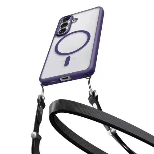 Spigen Ultra Hybrid MagFit Samsung Galaxy S26 Plus tok, MagSafe, Deep Purple, lila