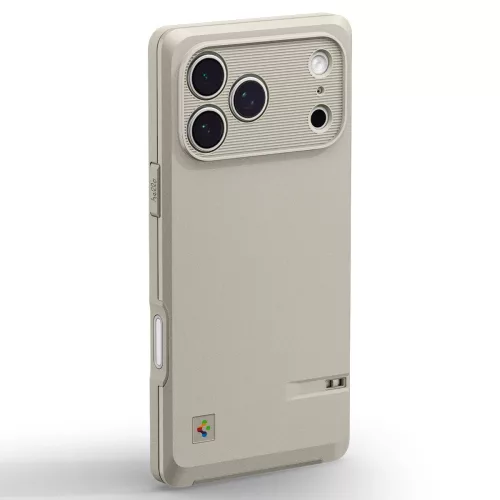 Spigen Classic LS Apple iPhone 17 Pro Max tok, MagSafe, Stone, szürke