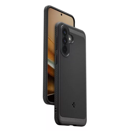 Spigen Rugged Armor Samsung Galaxy A57 tok, Matte Black, fekete