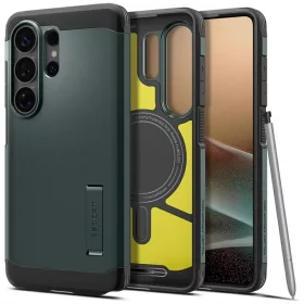 Spigen Tough Armor Samsung Galaxy A57 tok, Metal Slate, kék