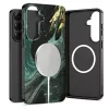 Tech-Protect Lamano Samsung Galaxy A57 hátlap tok, MagSafe, Verda Aura, mintás