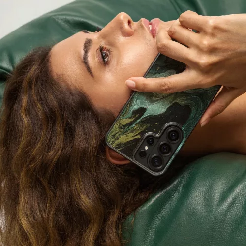 Tech-Protect Lamano Samsung Galaxy A57 hátlap tok, MagSafe, Verda Aura, mintás