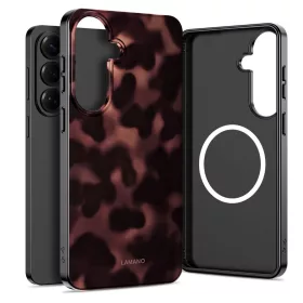   Tech-Protect Lamano Samsung Galaxy A57 hátlap tok, MagSafe, Panther, fekete