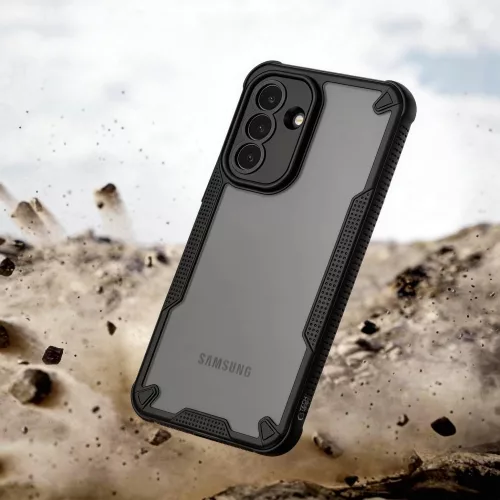 Tech-Protect Rugged Shield Samsung Galaxy A57 ütésálló tok, fekete