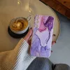 Tech-Protect Icon Samsung Galaxy A57 szilikon tok mikroszálas béléssel, márvány minta, rózsaszín