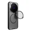 Nillkin CamShield Prop Magnetic Vivo X300 mágneses műanyag hátlap tok, MagSafe, fekete (átlátszó lencsevédővel)