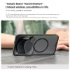 Nillkin CamShield Prop Magnetic Vivo X300 mágneses műanyag hátlap tok, MagSafe, fekete (átlátszó lencsevédővel)
