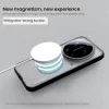 Nillkin Super Frosted PRO Xiaomi 17 Ultra mágneses műanyag hátlap tok, MagSafe átlátszó-fekete