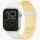 Uniq Revix IV Premium Apple Watch 42/41/40mm mágneses szíj, fehér-sárga