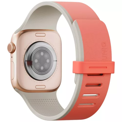 Uniq Revix IV Premium Apple Watch 49/46/45/44mm mágneses szíj, rózsaszín-bézs