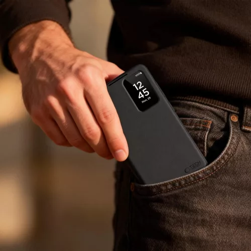 Tech-Protect Smart Wallet Samsung Galaxy A57 flip / kinyitható tok, fekete