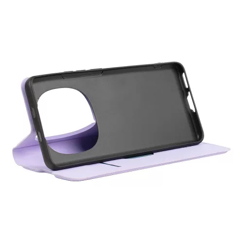 OBAL:ME SmoothTouch Xiaomi Redmi Note 15 Pro 5G mágneses flip tok kártyatartóval, lila
