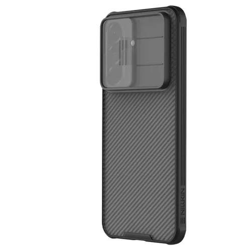 Nillkin CamShield PRO Hard Samsung Galaxy A57 műanyag hátlap tok, átlátszó-fekete