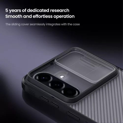 Nillkin CamShield PRO Hard Samsung Galaxy A57 műanyag hátlap tok, fekete
