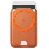 Spigen Valentinus Magfit+ Apple iPhone Magsafe kártyatartó, MagSafe, Metallic Orange, narancs (3db kártyához)