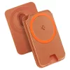 Spigen Valentinus Magfit+ Apple iPhone Magsafe kártyatartó, MagSafe, Metallic Orange, narancs (3db kártyához)