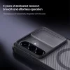 Nillkin CamShield PRO Magnetic Hard Samsung Galaxy A57 műanyag hátlap tok, MagSafe, átlátszó-fekete