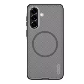   Nillkin Super Frosted PRO Magnetic Samsung Galaxy A57 mágneses műanyag hátlap tok, átlátszó-fekete