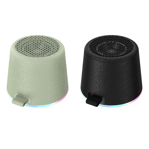 Hoco HC49 bluetooth hangszóró beépített világítással, telefonra rögzíthető, mágneses, 8W, zöld