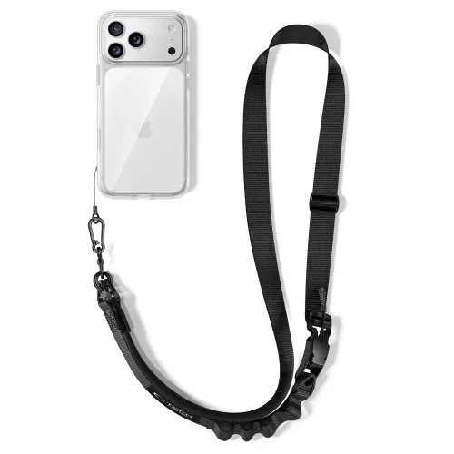 Tech-Protect C9S vállpánt / univerzális pánt telefonra rögzíthető, fekete