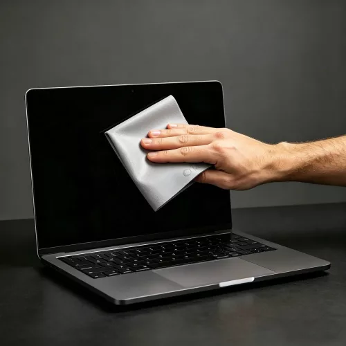 Tech-Protect mikroszálas univerzális tisztító kendő 15-16col méretben, szürke