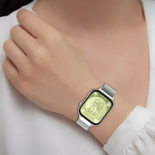 Tech-Protect Huawei Watch Fit 3 / 4 / 4 Pro milánói szíj, fekete