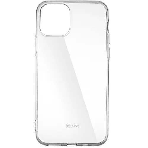 Apple iPhone 11, TPU szilikon tok, Jelly Case, Roar, átlátszó