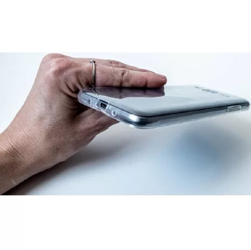 Samsung Galaxy S21 Ultra 5G SM-G998, Szilikon tok, átlátszó