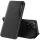 Samsung Galaxy M31s SM-M317F, Oldalra nyíló tok, stand, hívás mutatóval, Wooze FashionBook, fekete