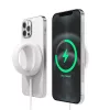 Magsafe töltőpad tartó, szilikon, asztali tartó funkció, ujjtámasz, Magsafe töltőkkel kompatibilis, Wooze Handrail Holder, lila