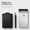 Spigen Urban Fit mágneses kártyatartó, MagSafe, Black, fekete (3db kártyához)