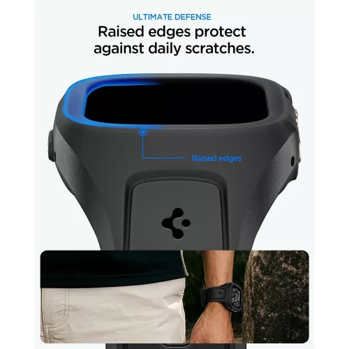 Spigen Liquid Air Pro Apple Watch Ultra 4 / 3 / 2 / 1 49mm tok / szíj, fekete