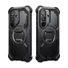 Supcase ArmorBox Samsung Galaxy S26 ütésálló tok, kijelző védelemmel, kitámasztóval, MagSafe, fekete