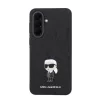 Karl Lagerfeld Fixed Glitter Metal Ikonik Samsung Galaxy A57 tok, fekete