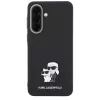 Karl Lagerfeld Saffiano Karl&Choupette Metal Logo Samsung Galaxy A57 tok, fekete