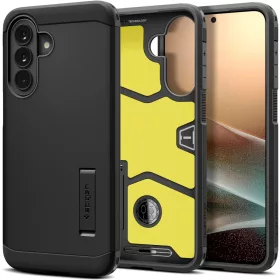   Spigen Tough Armor Samsung Galaxy A37 tok, Metal Slate, fekete