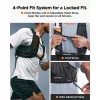 Spigen A721 Dynamic Shield futómellény futáshoz / túrázáshoz, telefon-és kulacstartó résszel + 500ml kulacs, fekete (L-XL)