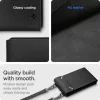 Spigen Valentinus telefon tartó táska / pénztárca kártyatartóval, max. 6.8", fekete