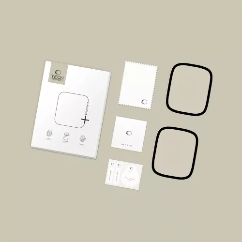 Tech-Protect Glass Flex+ Xiaomi Redmi Watch 6 kijelzővédő fólia, fekete (2db)