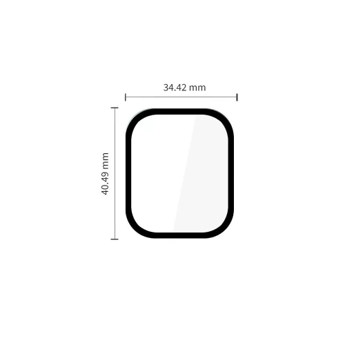 Tech-Protect Glass Flex+ Huawei Watch Fit 5 kijelzővédő fólia, fekete (2db)