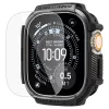 Spigen Rugged Armor Apple Watch Ultra 4 / 3 / 2 / 1 49mm tok, kijelzővédő felülettel, matt fekete