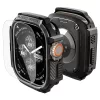 Spigen Rugged Armor Apple Watch Ultra 4 / 3 / 2 / 1 49mm tok, kijelzővédő felülettel, matt fekete