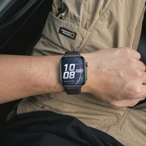 Tech-Protect Defense Huawei Watch Fit 5 Pro tok, kijelzővédő felülettel, fekete