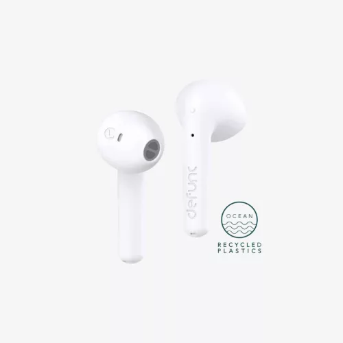 DeFunc TRUE Lite II vezeték nélküli bluetooth fülhallgató, Bt 6.0, IPX4, fehér