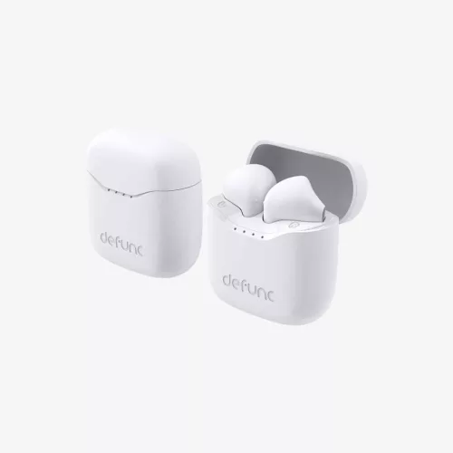 DeFunc TRUE Lite II vezeték nélküli bluetooth fülhallgató, Bt 6.0, IPX4, fehér