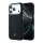 Mercedes PU Leather Semi Wrap Apple iPhone 17 Pro MagSafe tok, fekete-ezüst