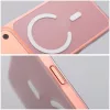 Clear Mag Xiaomi 17 tok, MagSafe, 0,2mm, ultravékony, átlátszó-narancs (kamera védelemmel)