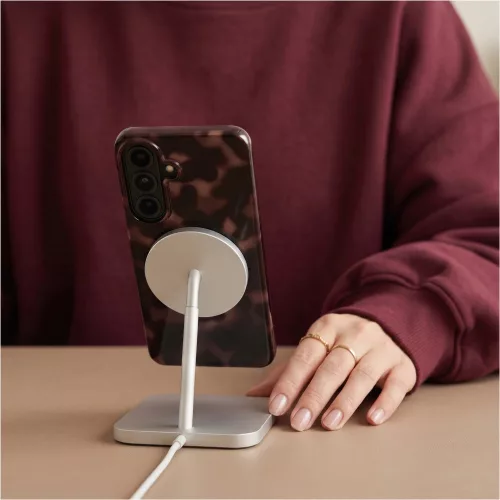 Tech-Protect Lamano Samsung Galaxy A27 hátlap tok, MagSafe, Panther, fekete