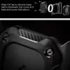 Spigen Tough Armor nyakörvre illeszthető Apple AirTag 1 / 2 nyomkövető tok, megerősített sarok, IPX8, fekete