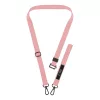 Tech-Protect C6S vállpánt / univerzális pánt telefonra rögzíthető, rózsaszín (crossbody pánt)